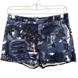 Marni Blue and White Patterned Women Shorts